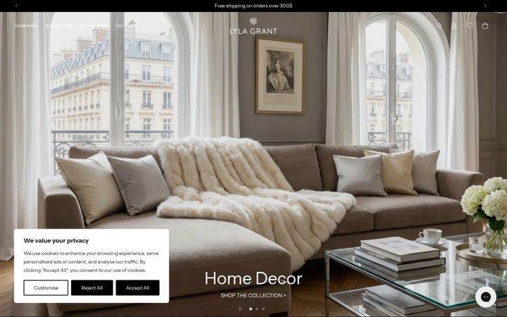 Screenshot of lyla-grant.com