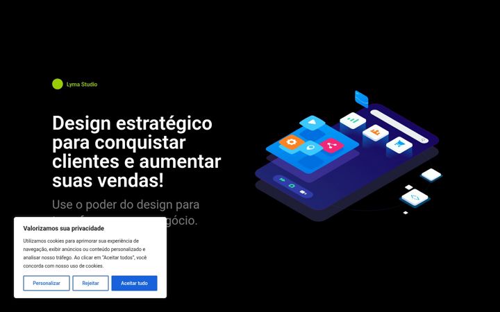 Screenshot of lyma.com.br