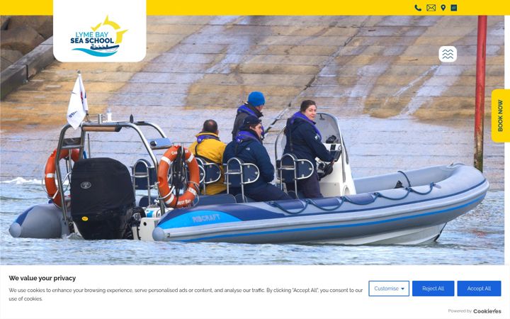 Screenshot of lymebayseaschool.co.uk