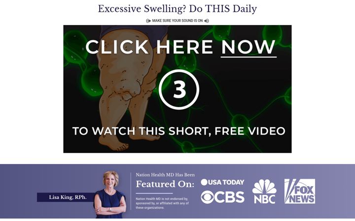 Screenshot of lymphflush.com