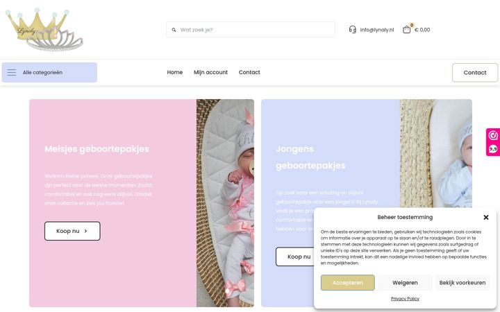 Screenshot of lynaly.nl