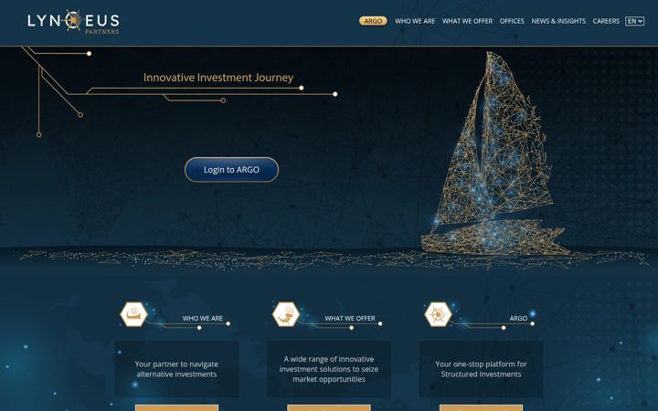 Screenshot of lynceus-partners.com