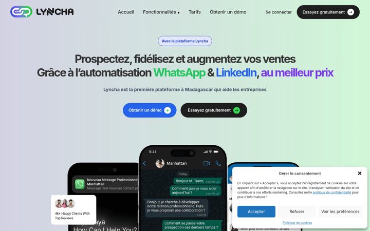 Screenshot of lyncha.com