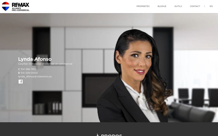 Screenshot of lyndaafonso.com