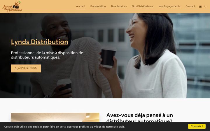 Screenshot of lynds-distribution.com