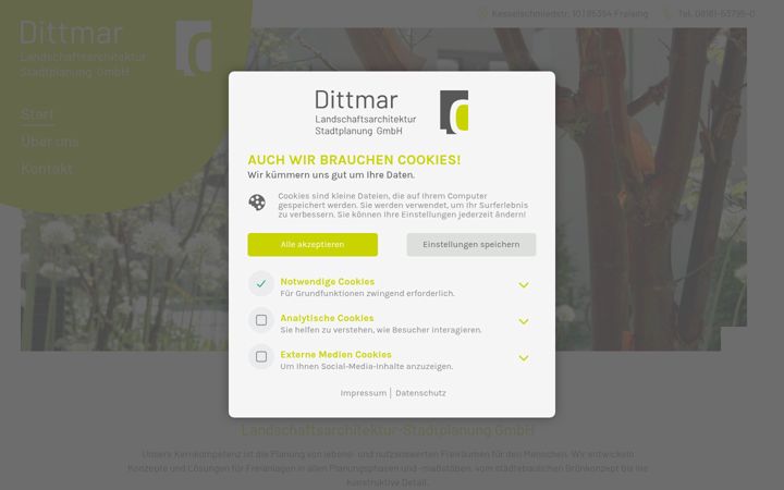 Screenshot of lynen-dittmar.de