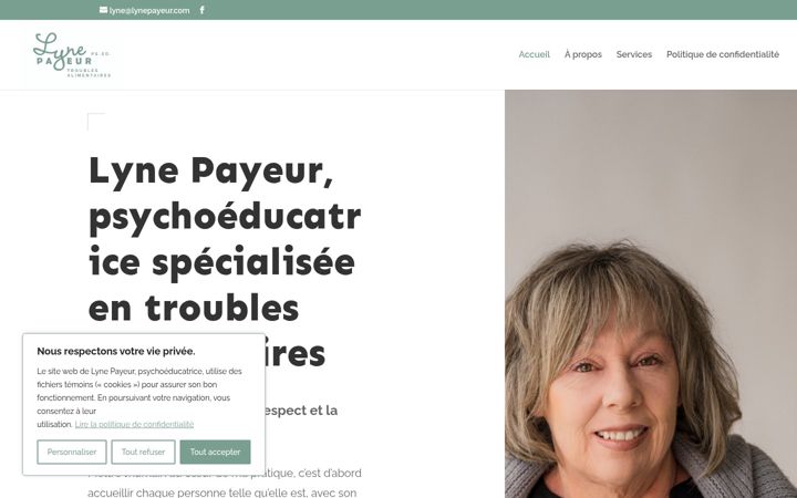 Screenshot of lynepayeur.com