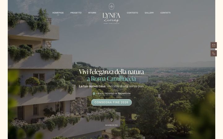 Screenshot of lynfaliving.it