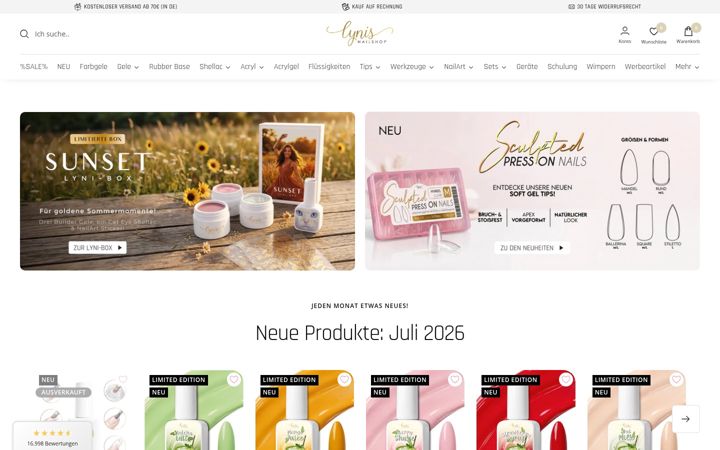 Screenshot of lynis-nailshop.de