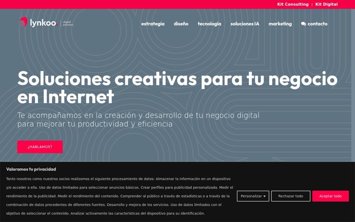 Screenshot of lynkoo.com