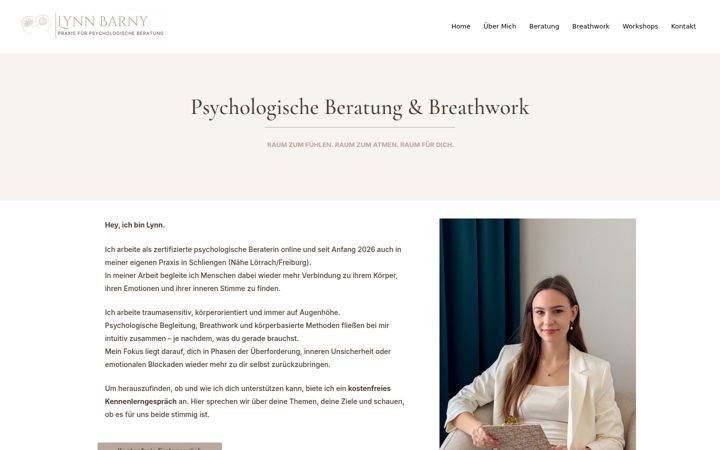 Screenshot of lynnbarny.de