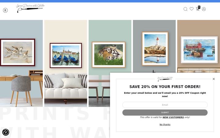 Screenshot of lynneadanceswithwater.com