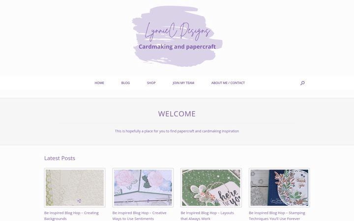 Screenshot of lynniecdesigns.co.uk
