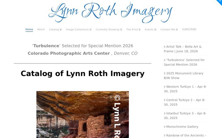Screenshot of lynnrothimagery.com