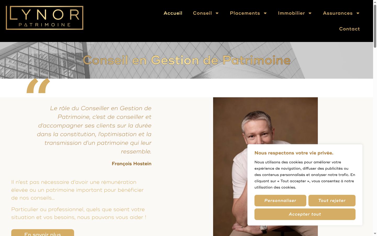 Screenshot tal-banner tal-kunsens muri qabel kwalunkwe interazzjoni