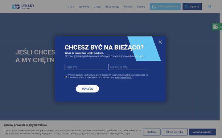 Screenshot of lynskysolutions.pl