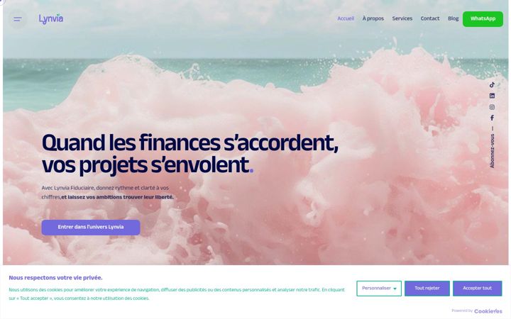 Screenshot of lynvia.ch