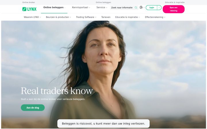 Screenshot of lynx.be