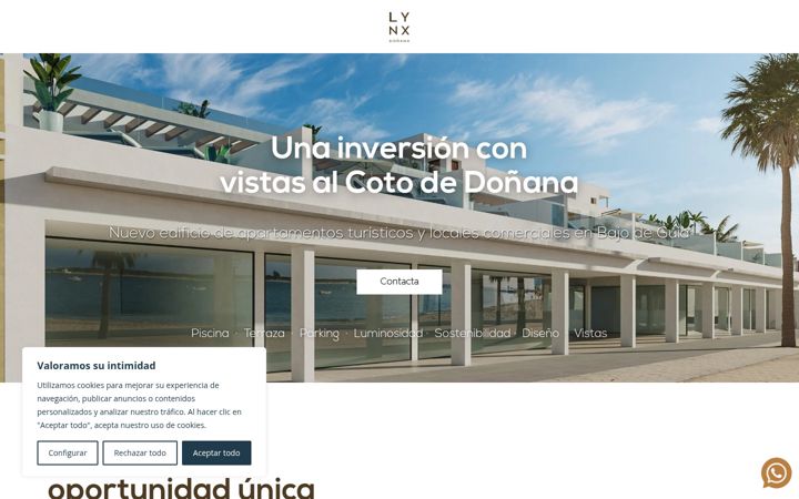 Screenshot of lynxalsanhomes.com