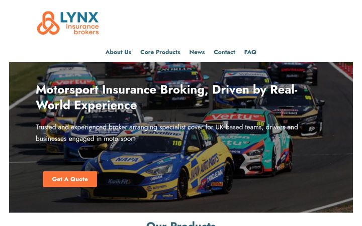 Screenshot of lynxbrokers.co.uk