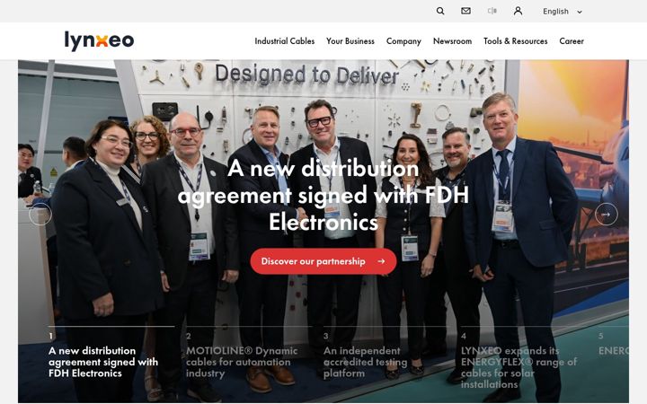 Screenshot of lynxeogroup.com