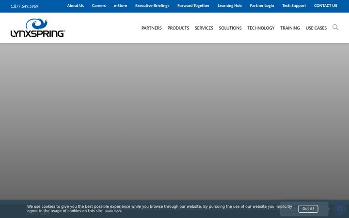 Screenshot of lynxspring.com