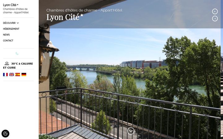 Screenshot of lyon-cite.com