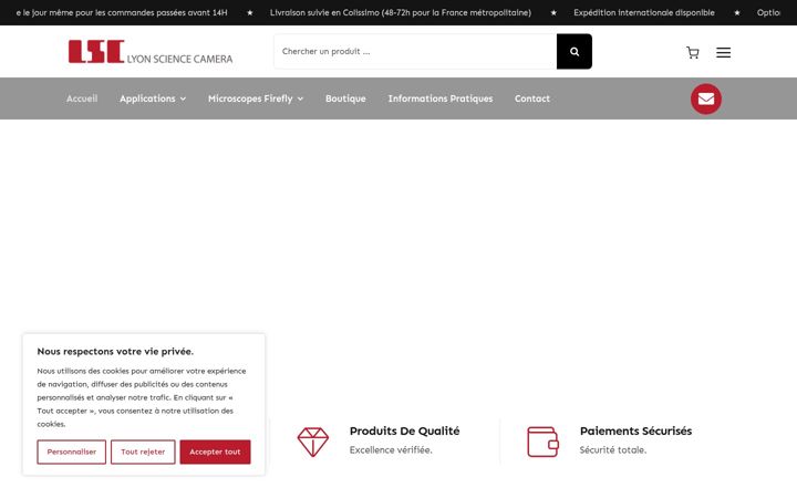 Screenshot of lyon-science-camera.com