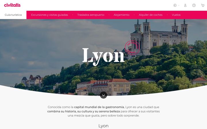 Screenshot of lyon.es