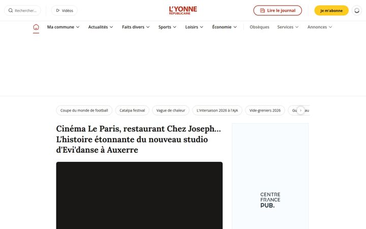 Screenshot of lyonne.fr