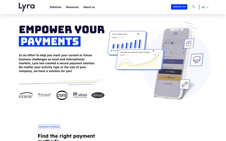 Screenshot of lyra.com
