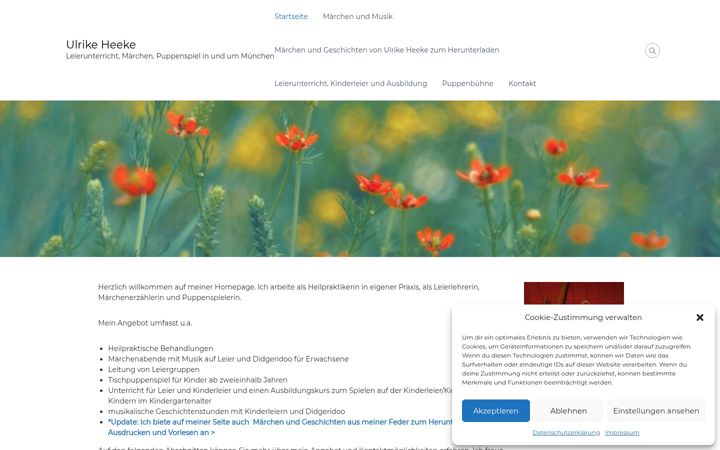 Screenshot of lyradjungi.de
