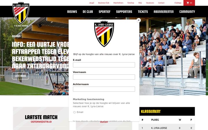 Screenshot of lyralierse.be