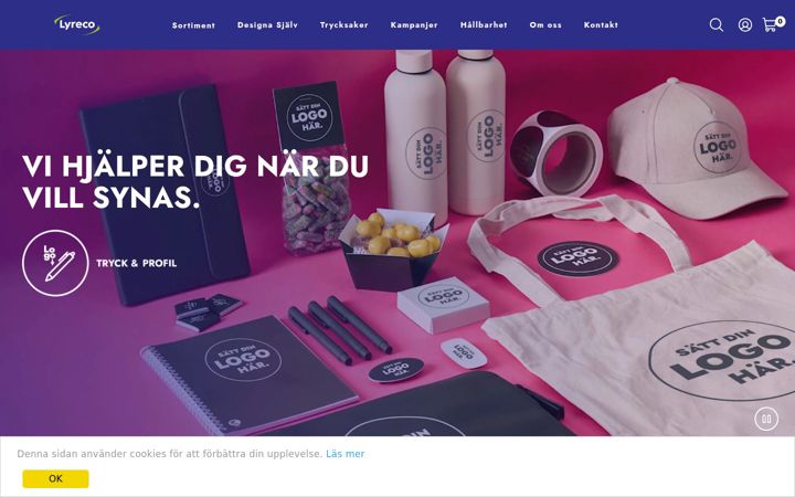 Screenshot of lyrecobrandingsolutions.com