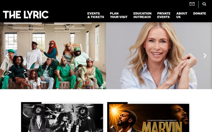 Screenshot of lyricbaltimore.com