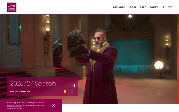 Skjermbilde av lyricopera.org