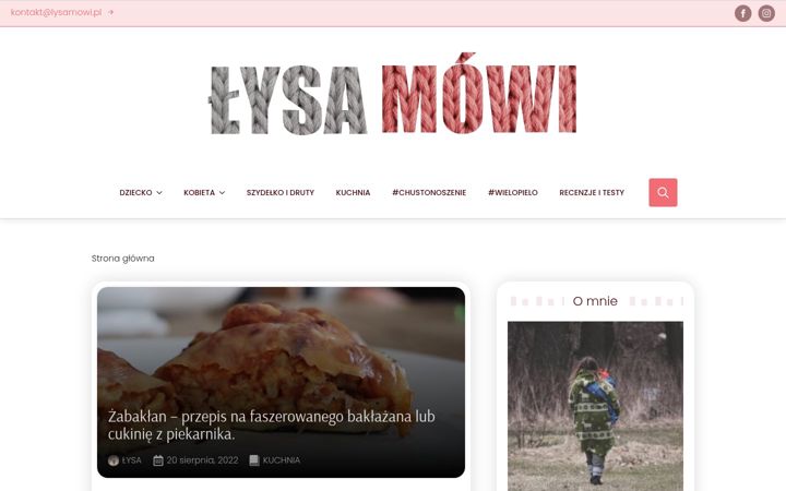 Screenshot of lysamowi.pl