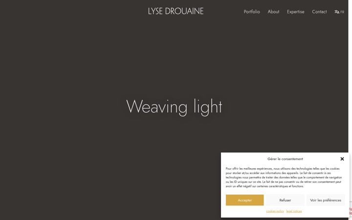 Screenshot of lysedrouaine.com