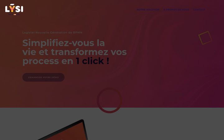 Screenshot of lysiprocess.com