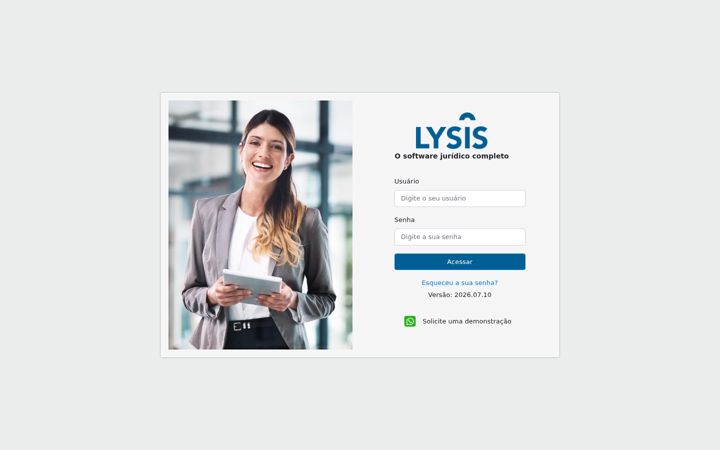 Screenshot von lysis.com.br