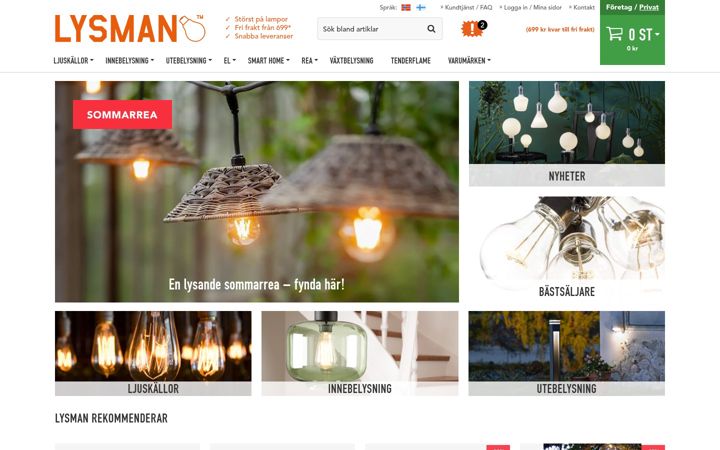 Screenshot von lysman.com