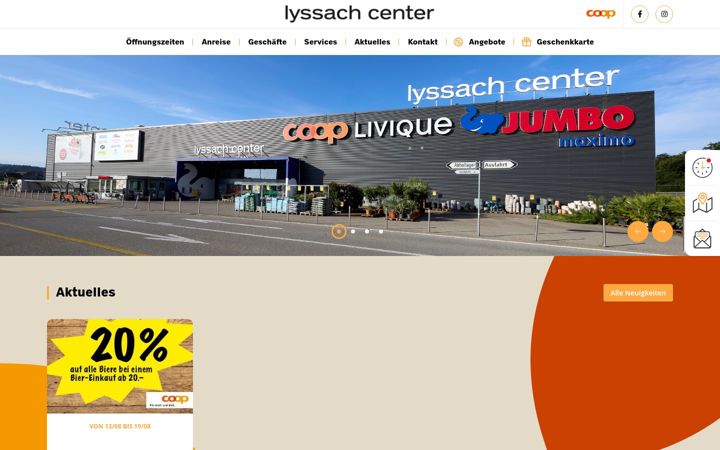 Screenshot of lyssach-center.com