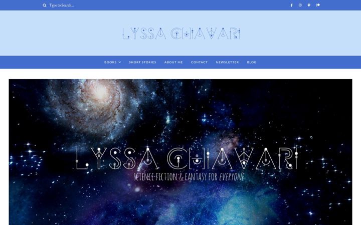 Screenshot of lyssachiavari.com