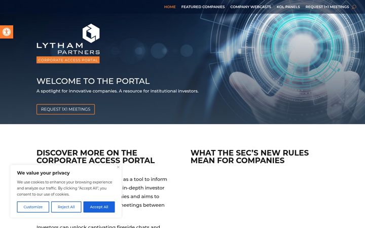 Screenshot of lythamportal.com