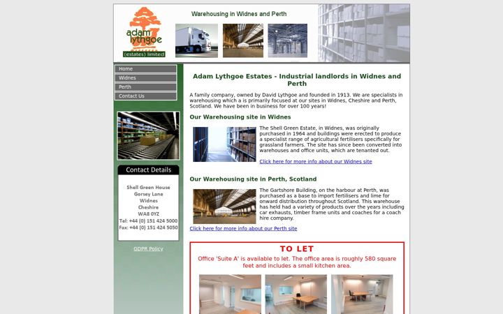 Screenshot of lythgoe-estates.com