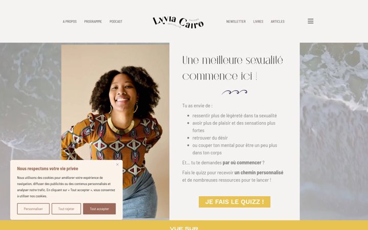 Screenshot of lyviacairo.com