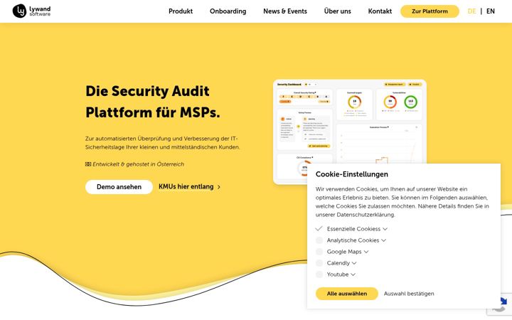 Screenshot of lywand.com