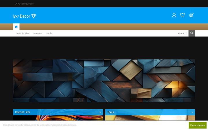 Screenshot of lyxdecor.com