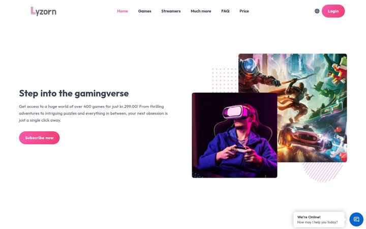 Screenshot of lyzorn.com