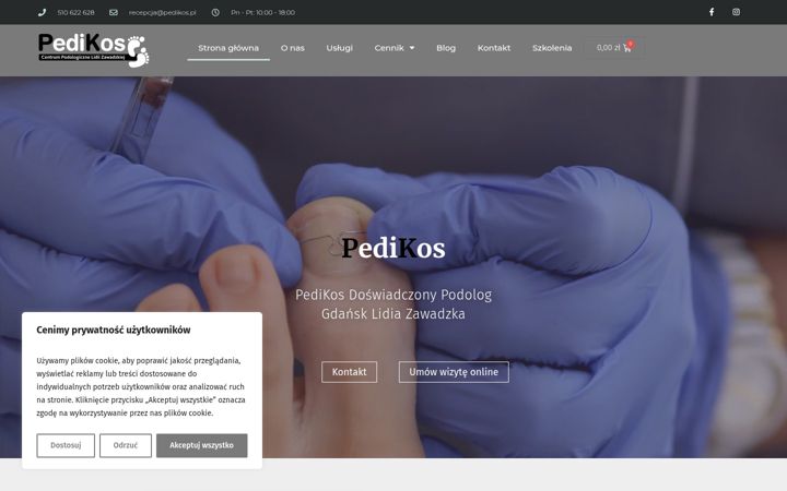 Screenshot of lz-pedicure.pl